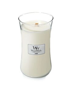 WoodWick Large Candle Linen